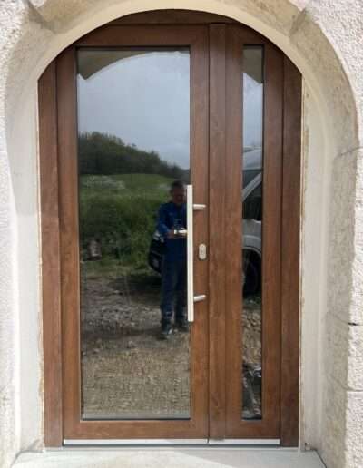Portoni in PVC Fornelli_Portone_PVC_GEALAN_70MD